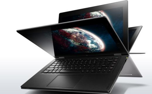 Lenovo IdeaPad Yoga screen flips a full 360 degrees into four modes that make it easy to create, share, or consume content.