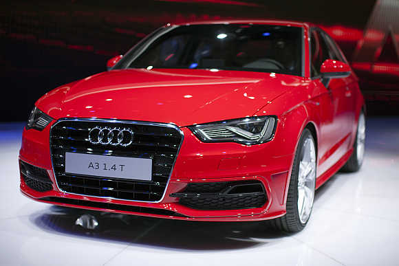 Audi A3 in Geneva.