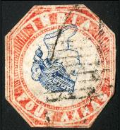 Misprinted Indian stamp
