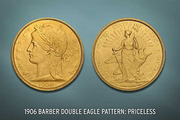 1906 Barber Double Eagle was made during the Colonial Era.