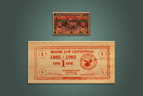 Wooden bills were one of the ingenious ways Germans devised to rebuild their economy.