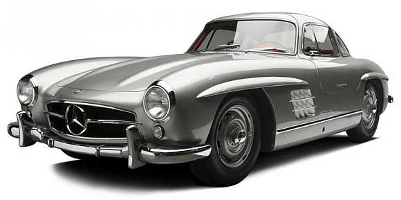 1955 Mercedes-Benz 300SL Gullwing Coupe went for $2.04 million.