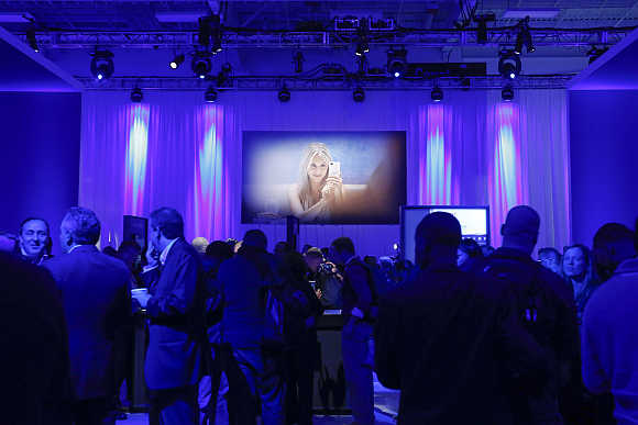 Launch of the BlackBerry 10 devices in New York.