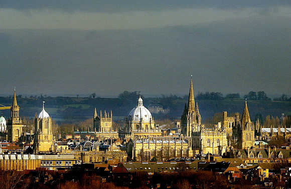 A view of Oxford University.