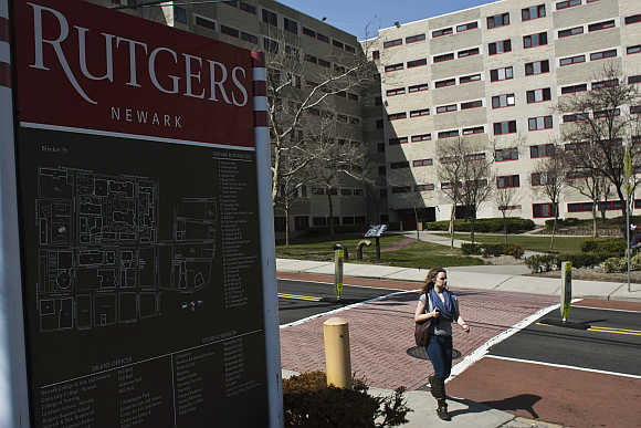 A view of Rutgers University in Newark, New Jersey.