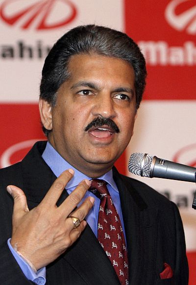 Anand Mahindra, vice chairman and managing director of Mahindra & Mahindra