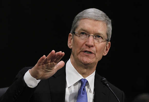 Apple CEO Tim Cook in Washington, DC.