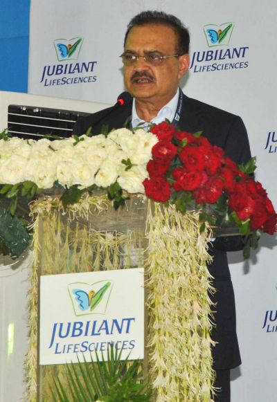 Jubilant Life Sciences Chairman and Managing Director Shyam S Bhartia.