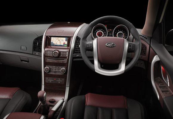 Interior of Mahindra XUV500.