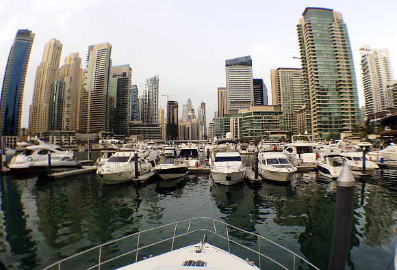 Yachts at a dock at the Dubai Marina. Photo is for representation purpose only.