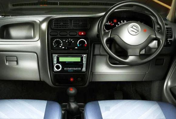 Interior of Maruti Suzuki Alto K10.