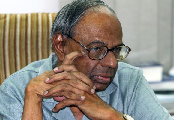Former RBI Governor and Indian Prime Minister's economic advisory council chairman C. Rangarajan.