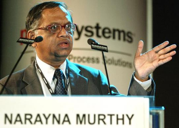 Infosys Technologies Chairman Narayana Murthy.