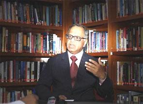 N.R. Narayana Murthy. Photograph: Vivek Prakash/Reuters