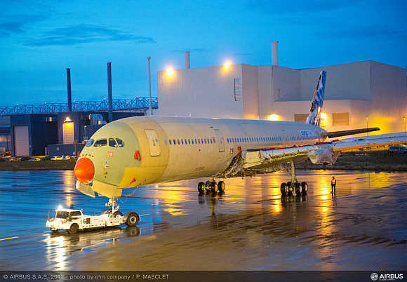 Airbus launches maiden flight of A350