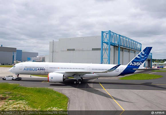 Airbus launches maiden flight of A350