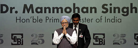 Prime Minister Manmohan Singh in Mumbai.