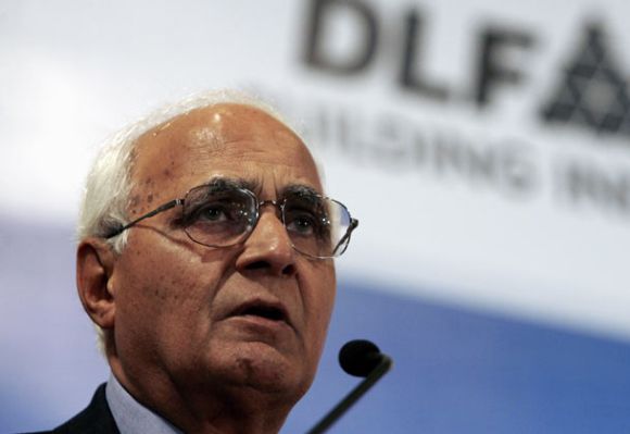 K.P. Singh, chairman, DLF. Many big real estate players have been eyeing land in Dehradun.