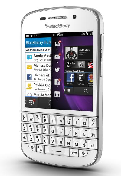 BlackBerry Q10: For those seeking smartphone with a keypad