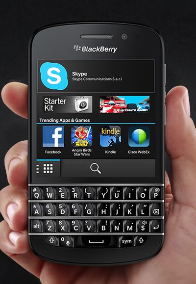 BlackBerry Q10: For those seeking smartphone with a keypad