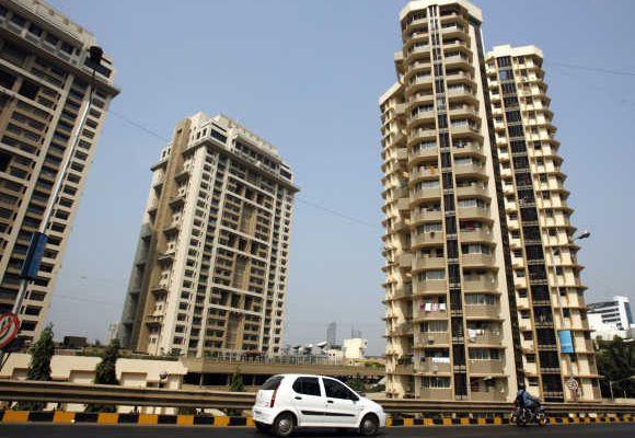 Residential buildings in Mumbai.