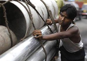 April industril output likely up 2.4%. Photograph: Danish Siddiqui/Reuters 