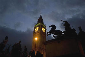 London's Big Ben. Photograph: Kieran Doherty/Reuters