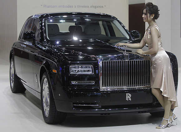 A Rolls-Royce Phantom Standard Wheelbase in Bangkok, Thailand.