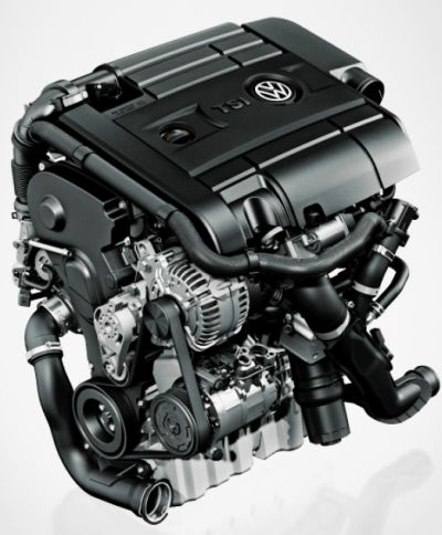Volkswagen Polo GT TSI engine.
