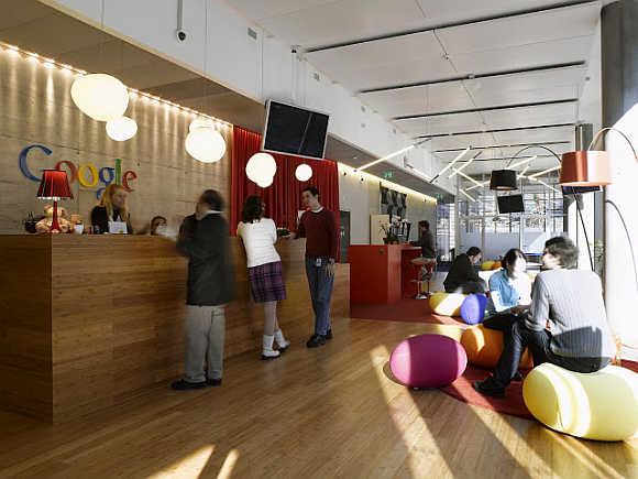 A view of Google's office in London.