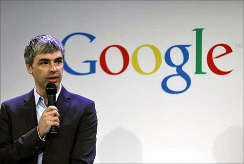 Google CEO Larry Page.