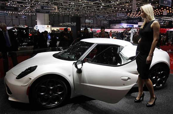 Geneva Auto Show: Of stunning cars and hot women
