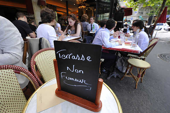 A cafe in Paris, France.
