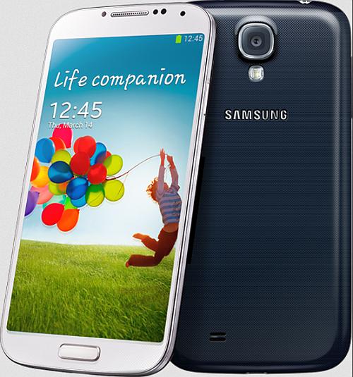 Galaxy S4 has a 13 megapixel back and 2MP front camera and supports both 3G and 4G networks.