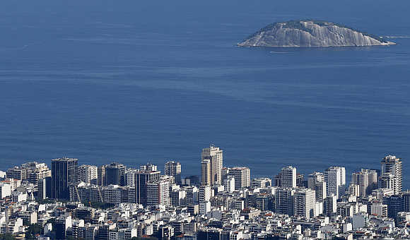 A view of the Ipanema neighbourhood in Rio de Janeiro, Brazil.