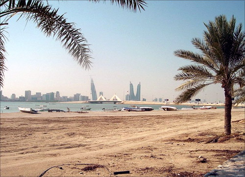 Coastal area in Bahrain.