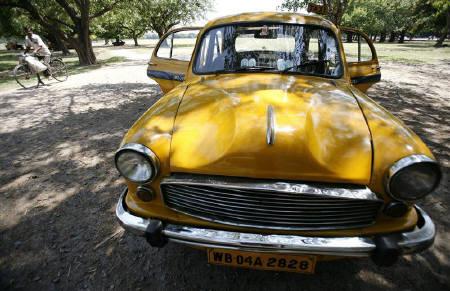 File photo of an Ambassador car, manufactured by Hindustan Motors, in Kolkata.