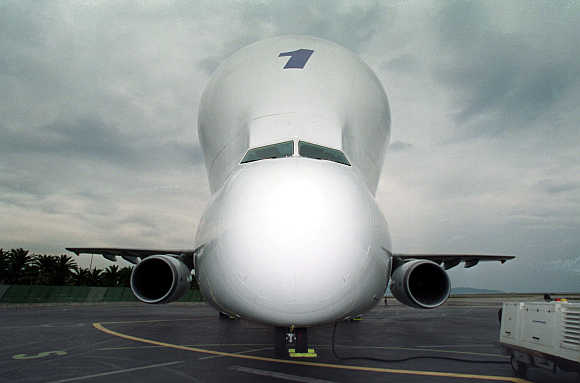 Its maximum take-off weight is comparable to a normal A300.