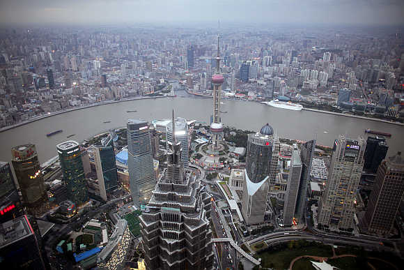 A view of Shanghai, China.