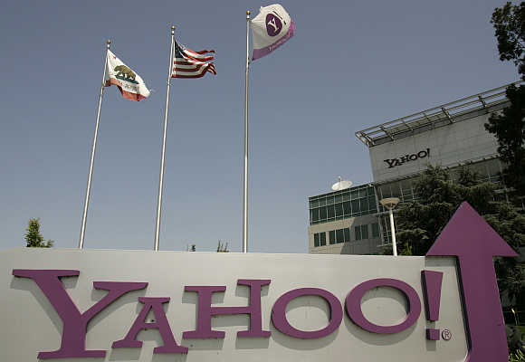 Headquarters of Yahoo! in Sunnyvale, California.