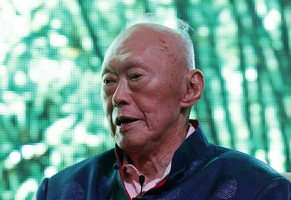 Singapore's former prime minister Lee Kuan Yew.