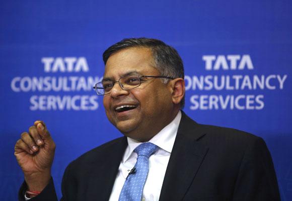 TCS Chief Executive Officer and Managing Director N Chandrasekaran.