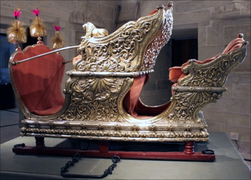 Traditional royal transport.