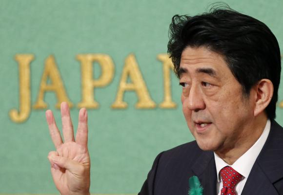 Japan's Prime Minister Shinzo Abe.