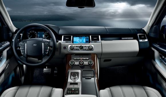 Range Rover Sport interior.