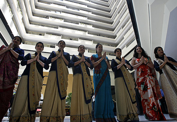 Employees of Oberoi Hotel.
