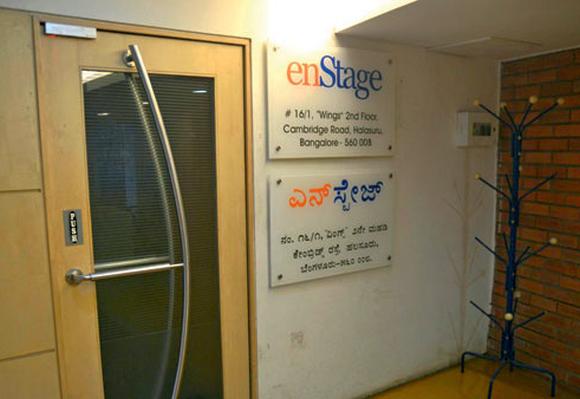 The EnStage Inc. Office in Bangalore.