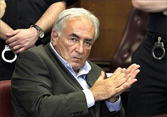 Dominique Strauss-Kahn during the trial.