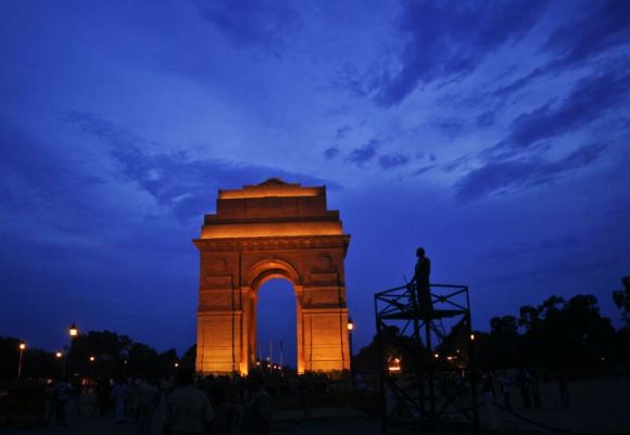 India Gate in New Delhi.