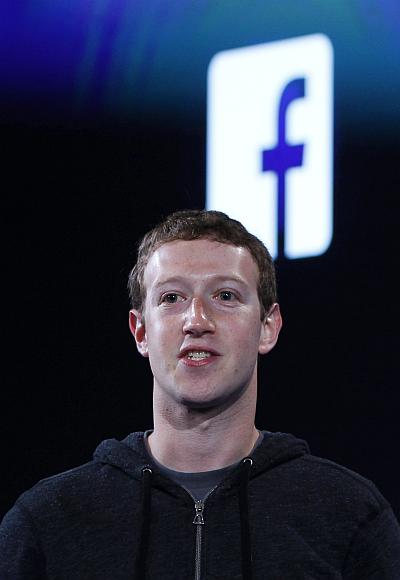 Facebook's co-founder and chief executive Mark Zuckerberg.